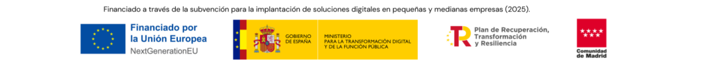 Financiado a través de la subvención para la implantación de soluciones digitales en pequeñas y medianas empresas (2025).
