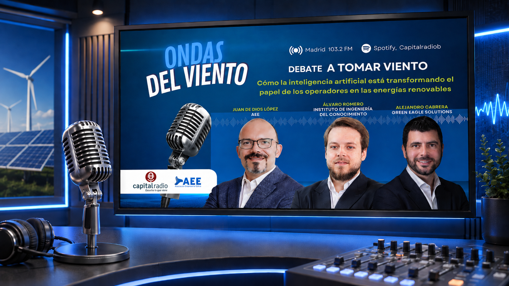 AI in renewable energy- capital radio banner