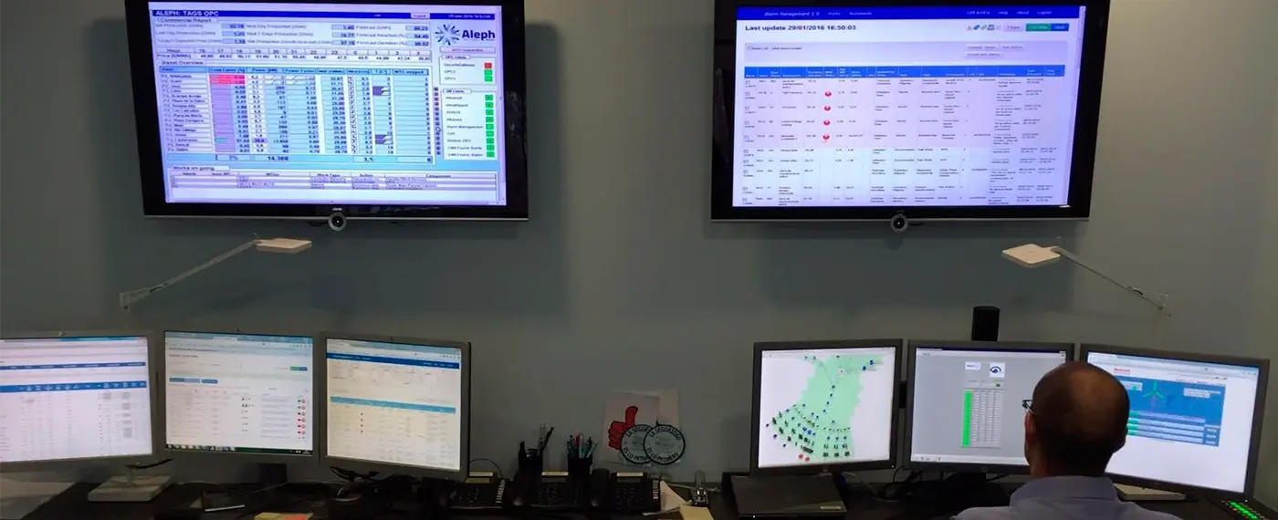 RWE Control Center with Compact SCADA